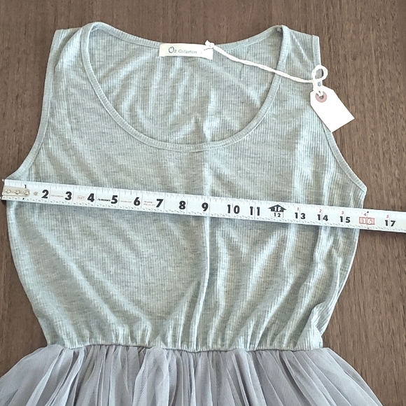O2 Collection Ribbed Tank Tulle Dress - Picture 12 of 14